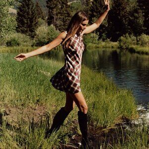Doên Alamere Plaid Minin Dress (SOLD OUT ONLINE)